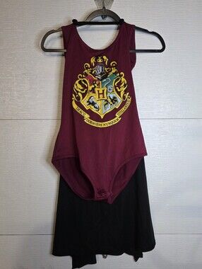 Warner Bros. Burgundy Hogwarts Crest Bodysuit